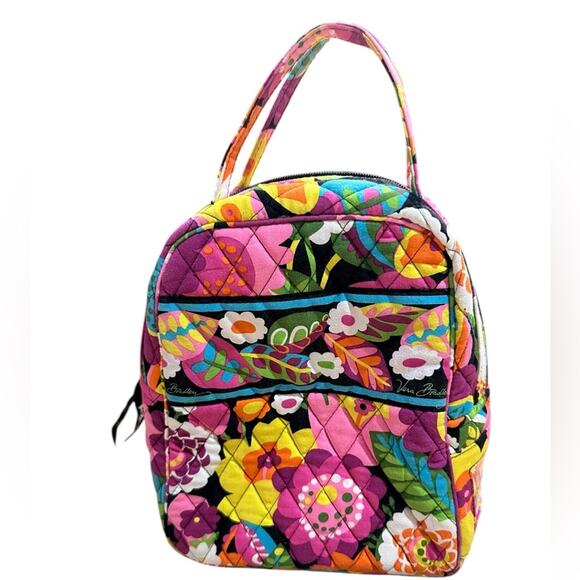 Vera Bradley Bright Floral Lunch Tote - Picture 1 of 4